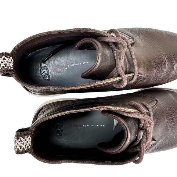 UGG Freamon Leather Chukka Boots Brown SZ 10.5 Waterproof - Picture 7 of 12